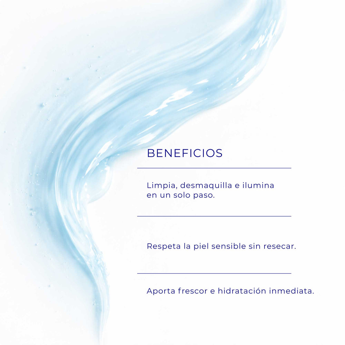 Agua micelar desmaquillante
